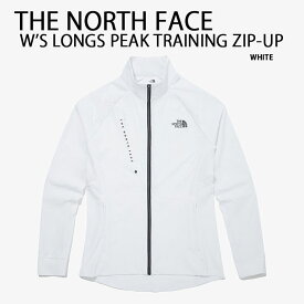 THE NORTH FACE ノースフェイス レディース トレーニングジャケット W'S LONGS PEAK TRAINING ZIP UP ジャージ 冷感素材 WHITE トレーニングウェア ジャージ ホワイト NJ5JM33K【中古】未使用品