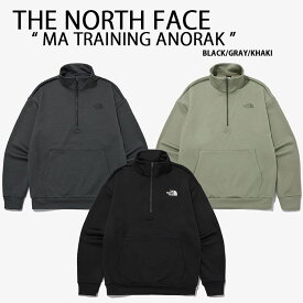 THE NORTH FACE ノースフェイス トレーニングウェア MA TRAINING ANORAK トレーニングウェア アノラックジャケット ジャージ BLACK KHAKI GRAY ブルゾン ハーフジップ アウトドア NT7LP12A/B/C 【中古】未使用品