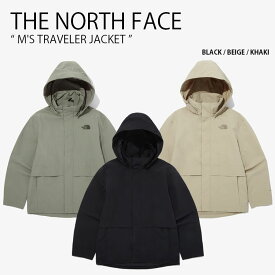 THE NORTH FACE ノースフェイス マウンテンジャケット M'S TRAVELER JACKET トラベラー ジャケット マウンテンパーカー フーディ パーカー ロゴ ブラック ベージュ カーキ メンズ レディース 男性用 女性用 男女共用 NJ2HQ04A/B/C【中古】未使用品