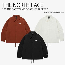 THE NORTH FACE ノースフェイス コーチジャケット M TNF EASY WIND COACHES JACKET イージー ウィンド コーチーズ シャケット ウーブンジャケット ルーズフィット ブラック アイボリー レッド メンズ レディース 男性用 女性用 男女共用 NJ3BQ03A/B/C【中古】未使用品