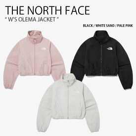 THE NORTH FACE ノースフェイス レディース スタンドカラージャケット W'S OLEMA JACKET ウィメンズ オレマ ジャケット ブルゾン クロップ丈 ロゴ カジュアル ストリート スポーツ WHITELABEL ブラック アイボリー ピンク 女性用 NJ3BQ32J/K/L【中古】未使用品