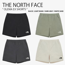 THE NORTH FACE ノースフェイス ショートパンツ OLEMA EX SHORTS オレマ ショーツ パンツ 半ズボン ロゴ カジュアル ストリート WHITELABEL ブラック カーキ グレー ベージュ メンズ レディース 男性用 女性用 NS6NQ05J/K/L/M【中古】未使用品