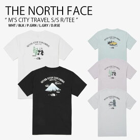 THE NORTH FACE ノースフェイス Tシャツ M'S CITY TRAVEL S/S R/TEE シティ トラベル ショートスリーブ ラウンドネック ティーシャツ 半袖 カットソー ホワイト ブラック グリーン グレー ピンク メンズ レディース 男性用 女性用 男女共用 NT7UQ12A/B/C/D/E【中古】未使用品