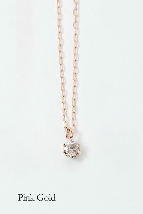 楽天市場】【倉庫発送】K10 ダイヤモンドネックレス 0.05ct ペンダント 