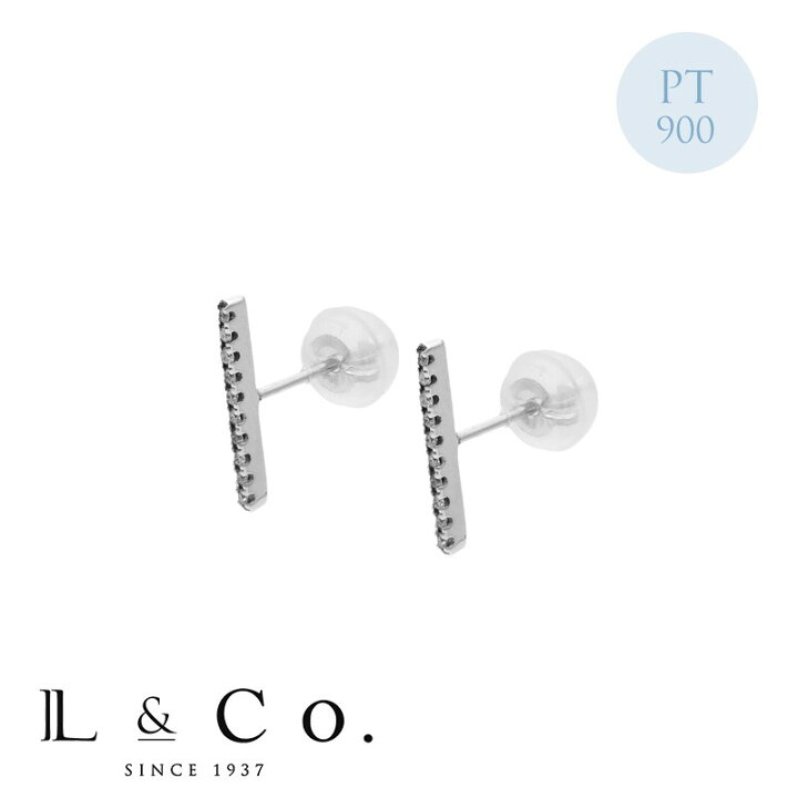 楽天市場】【受注生産】ピアス プラチナ Pt900 ダイヤモンド 0.02ct  