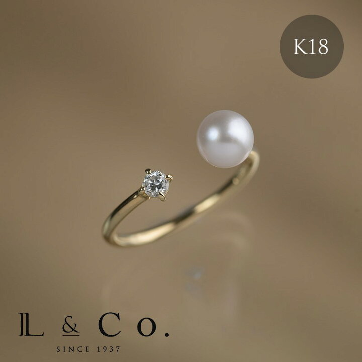 楽天市場】【受注生産】K18 アコヤパール ダイヤモンド 0.1ct フォーク 