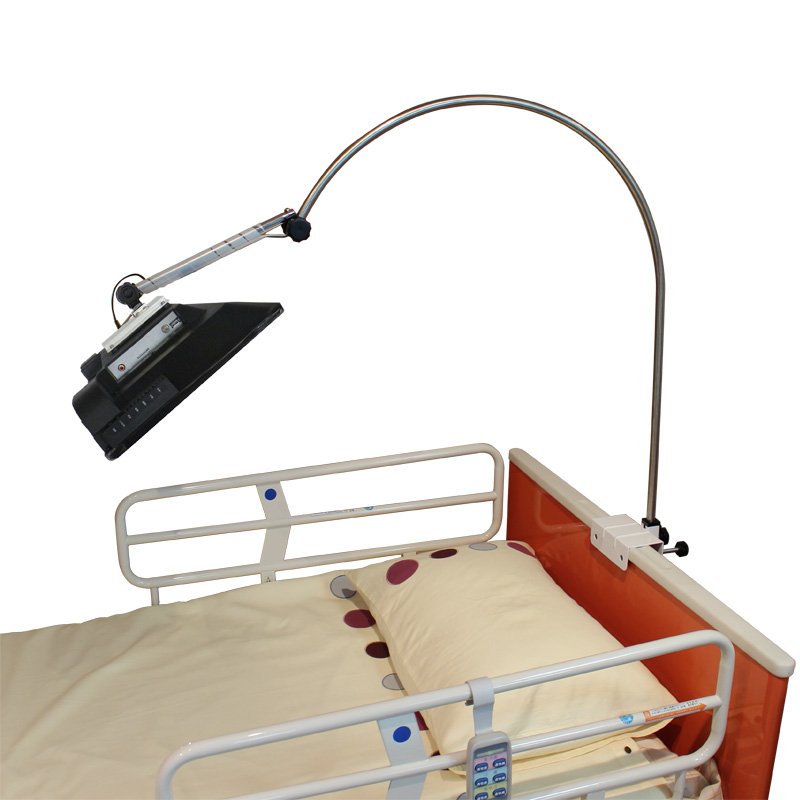 介護ベッド用テレビ「アーチ」：１９インチテレビ・ベッドホルダー取付タイプ ＋