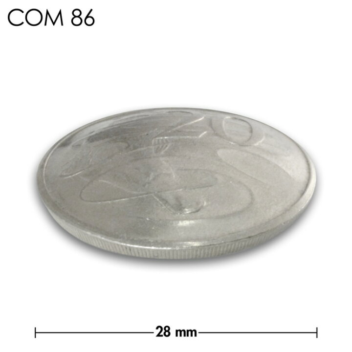 楽天市場】コンチョ オーストラリア 20セント カモノハシ 銀色 28mm 