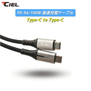 y250~OFFN[|zzIIzCIEL(VG) 100W/5A }[dP[u TypeC-TypeC iPhone android m[gp\R ^ubg switchΉ 1M