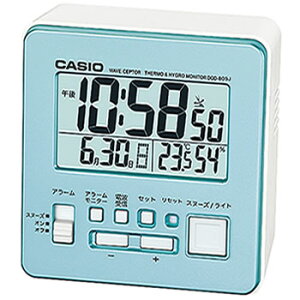カシオ【CASIO】デジタル電波目覚まし時計 DQD-805J-2JF(パールブルー)★【DQD805J2JF】