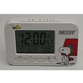 楽天市場 スヌーピー 電波デジタル目覚まし時計の通販