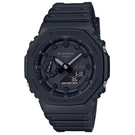 カシオ【G-SHOCK】デジアナ腕時計 カーボンコアガード GA-2100SERIES 黒×黒 GA-2100-1A1JF★【国内正規品】