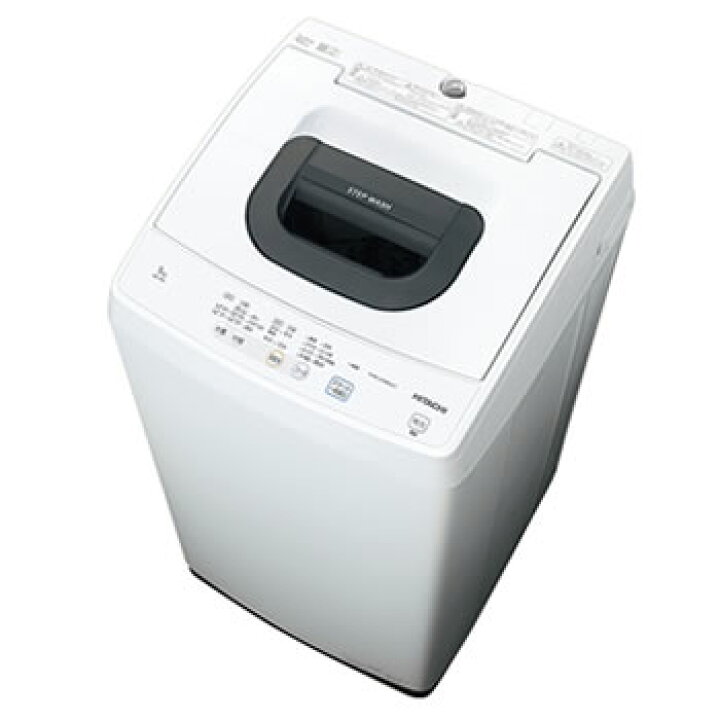 楽天市場】日立【HITACHI】洗濯5.0kg 全自動洗濯機 ピュアホワイト NW 