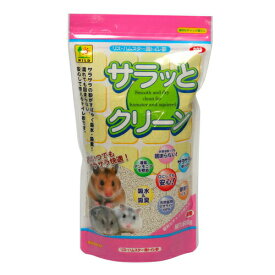 三晃商会【ペット用品】サラッとクリーン 600g 小動物 リス・ハムスター用トイレ砂 P-4976285250309