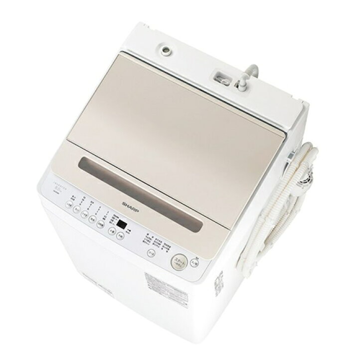 楽天市場】【SHARP】ES-GV8H-N シャープ 洗濯8kg 全自動洗濯機 