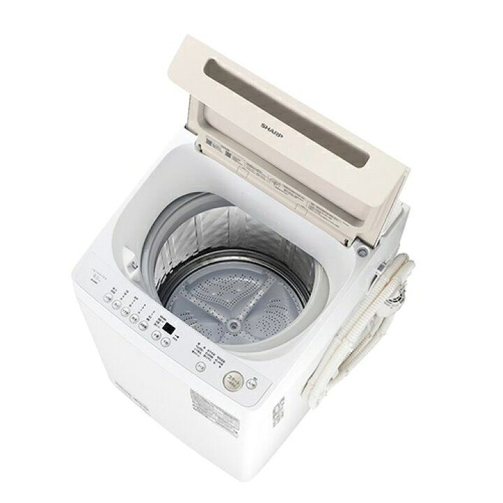 楽天市場】【SHARP】ES-GV8H-N シャープ 洗濯8kg 全自動洗濯機 