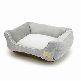 【ペット用品】P-4981528820553 ペットプロジャパン Homey オールシーズンスクエアベッド M グレー 【中型犬におすすめ】