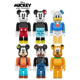 【各全高約70mm】H-4530956618005 メディコムトイ BE＠RBRICK ベアブリック CHASE MICKEY AND FRIENDS 12個入りBOX