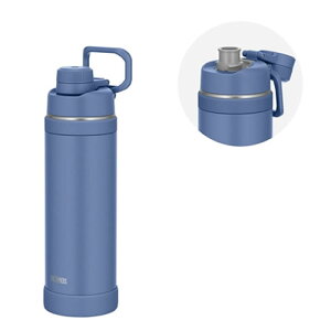 【THERMOS】FJU-1000-ASB サーモス 真空断熱スポーツボトル アッシュブルー 1.0L 食洗機対応 保冷 水筒 【キャリーループ付き】