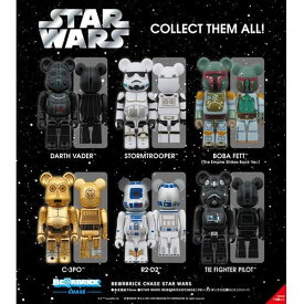 【各全高約70mm】H-4530956618012 メディコムトイ BE＠RBRICK ベアブリック CHASE STAR WARS 12個入りBOX