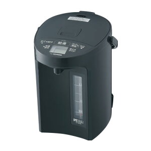 【キッチン家電】CV-GD30-BM 象印 電気ポット 3.0L 優湯生 マイコン沸とう VE電気まほうびん ソフトブラック 【スピード沸とう】