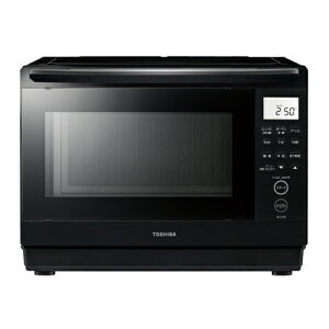 【TOSHIBA】ER-D70B-K 東芝 26L 角皿式スチームオーブンレンジ ブラック 石窯ドーム ワイド&フラット 電子レンジ【簡易スチームオーブンレンジ】