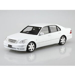 【車プラモデル】H-4905083200865 アオシマ 1/24 ザ・モデルカー No.136 トヨタ UCF31 セルシオ ’05 【窓枠マスキングシール付属】