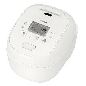 【TOSHIBA】RC-10RXA-W 東芝 5.5合炊き 真空IHジャー炊飯器 ミルキーホワイト 炎匠炊き ベーシックタイプ 【銅かまど丸釜】