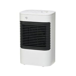 【暖房機器】YKT-S640GM-W ユアサプライムス 脱衣所用セラミックヒーター ホワイト 小型サイズ 人感センサー搭載 電源コード長 約2.1m【電気ファンヒーター】