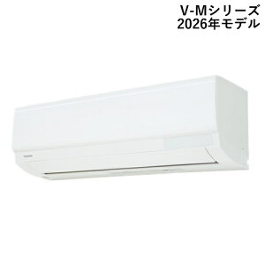 �yTOSHIBA�zRAS-V401M-W ���� 4.0k ���[���G�A�R�� V-M�V���[�Y �z���C�g 2026�N���f�� ������14���p �P��100V �y�x�[�V�b�N���f���z