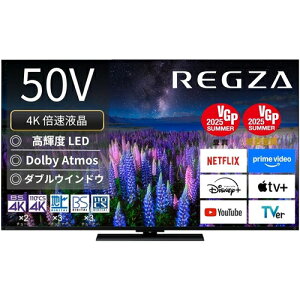 �yREGZA�z50Z670R ���� 50V�^ 4K�t�����O�U �t���e���r Z6�V���[�Y Z670R 4K�{���t�� �l�b�g����Ή� Airplay�Ή� �y2025�N �X�^���_�[�h���f���z