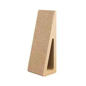 【ペット用品】I-4967576677905 アイリスオーヤマ モチーフ爪とぎ スタンドタイプ ナチュラル P-MTS-65 ベッド形状 2WAY 【猫用品 キャット ペット室内用品】