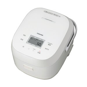 �yTOSHIBA�zRC-10BHA-W ���� 5.5������ IH�W���[���ъ� �z���C�g �t���b�g���f�� ��������E�y�ʃJ�b�v�t�� �y�����Y�_�C�������h���z