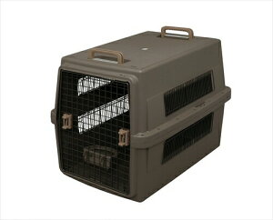 アイリスオーヤマ【ペット用品】エアトラベルキャリー ATC-870 ブラウン Lサイズ 大型犬用 I-4967576378154【ペットキャリー コンテナ】【商品サイズ幅62×奥行87×高さ65.5cm】