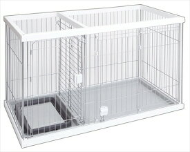 ペティオ【ペット用品】 トイレのしつけドッグルームサークル　R白 P-4903588247590
