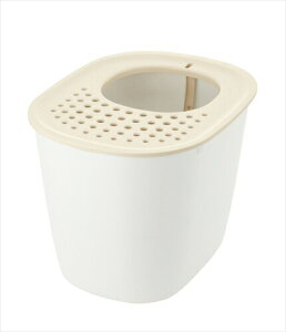 リッチェル【ペット用品】 ラプレ 砂取りネコトイレ白 P-4945680566148