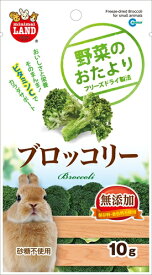 【ペット用品】P-4906456560296 マルカン 野菜のおたより　ブロッコリー　10g