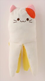 【ペット用品】P-4984937663353 ペッツルート パリパリくるりんにゃんぐるみ ねこ バナナ