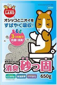 【ペット用品】P-4906456545910 マルカン 消臭砂っ固　650g　MR－966 【MR-966】
