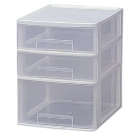 チェスト オフィス 書類整理棚 レターケース 3段 組立不要 テーブルチェスト ET-421 ホワイトアイリスオーヤマ 収納BOX 収納用品 プラスチック 押入れ収納 封筒 小物入れの収納 衣替え 収納ケース 収納ボックス