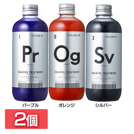 【2個】CALATAS TREATMENT HEAT CARE 250ml カラーシャンプー シルバー ブリーチ ムラシャン カラタス トリートメント 熱ダメージ対策 カラーキープ 保湿成分 サロンクオリティ ゴールドヘア CALATAS パープル オレンジ シルバー