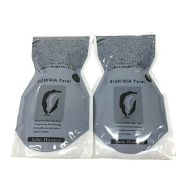【中古】【未使用】CD12 K RISHIRIA Furel リシリアフレル カラーシャンプー モカブラウン 詰替え用 240ml 2個セット　※注意
