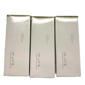 【中古】【未使用】CC55 K しろ彩　ECLモイスチャークリーム　フェイスクリーム　しわ　白漢　30g 3個セット