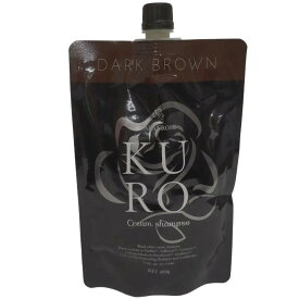 【中古】【未使用】C873 K ★VALANROSE バランローズ クロクリームシャンプー ダークブラウン 400g (単品) 白髪染め オールインワン 【W】