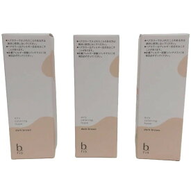 【中古】【未使用】 C863 ★ビーリス b.ris エアリーカラーリングフォーム ダークブラウン 白髪染め 泡 ムース ヘアカラー リタッチ 部分染め 80g 3個セット 【J2】