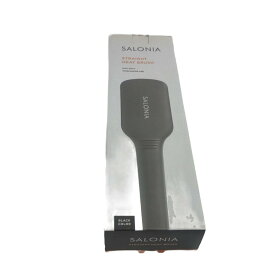 【中古】CHP2 SALONIA サロニア ストレートヒートブラシ ワイド ブラック 海外対応 MAX210℃