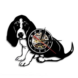送料無料 アナログ時計 壁掛け時計 インテリア雑貨 犬デザイン