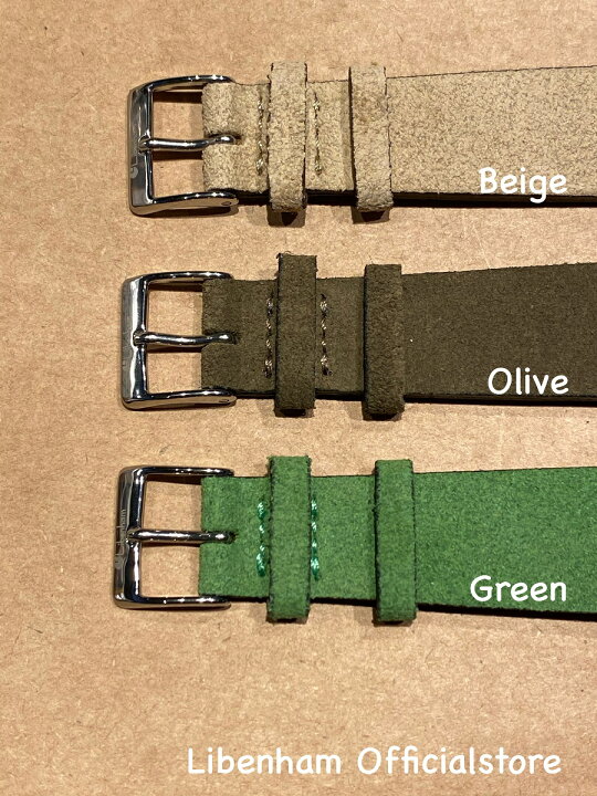 楽天市場】リベンハム 公式 Libenham Leather Strap05(Olive/20mm 