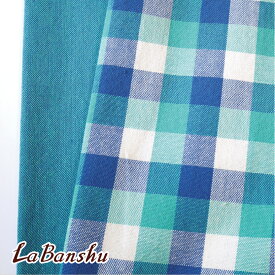 //再入荷// 生地 おしゃれ かわいい チェック 無地 男の子 入園入学 レッスンバッグ エコバッグ 通園バッグ ミントブルーチェック 播州織