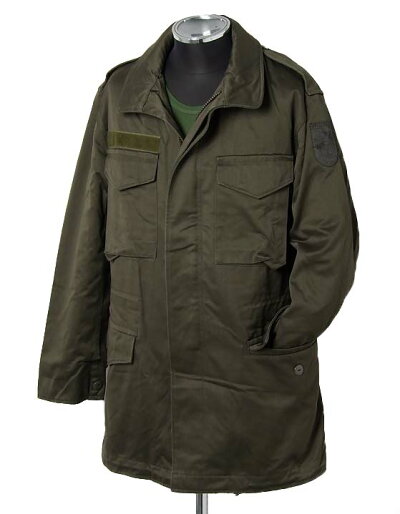 楽天市場 オーストリア軍 ｏｄ ｍ６５コットンパーカー 新品 ４４１ｎ L A Boy